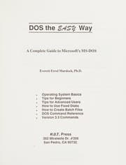 Tapa de DOS the easy way