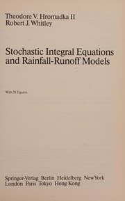 Tapa de Stochastic integral equations and rainfall-runoff models