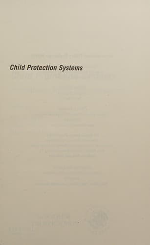 Tapa de Child protection systems