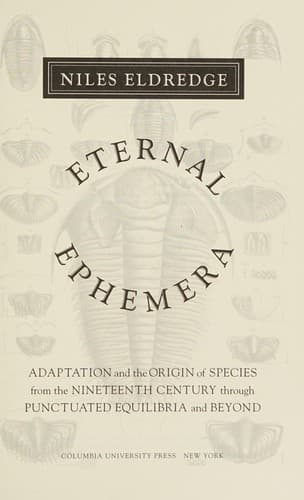 Tapa de Eternal ephemera