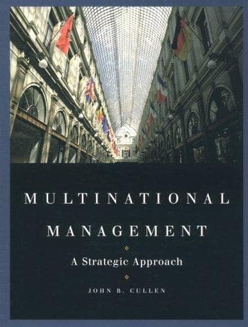 Tapa de Multinational Management