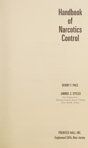 Tapa de Handbook of narcotics control