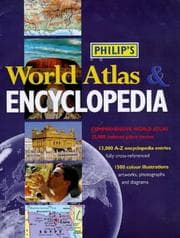 Tapa de Philip's world atlas & encyclopedia