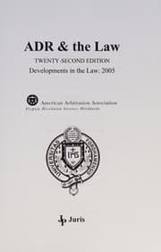 Tapa de ADR & the law