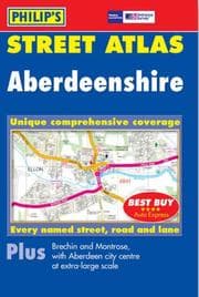 Tapa de Philip's Street Atlas Aberdeenshire