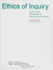 Tapa de Ethics of inquiry