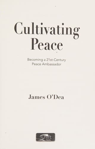 Tapa de Cultivating Peace