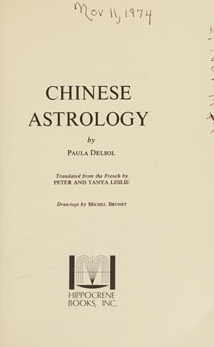 Tapa de Chinese astrology.