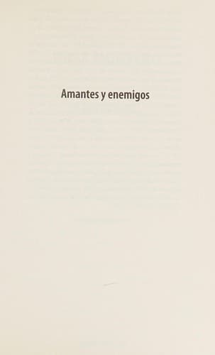 Tapa de Amantes y enemigos