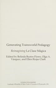Tapa de Generating transworld pedagogy