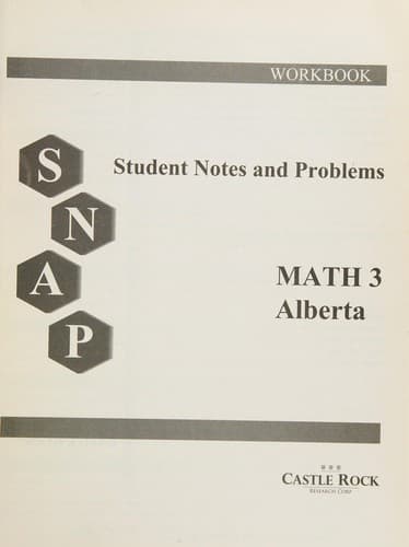 Tapa de Math 3