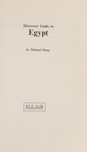 Tapa de Discovery guide to Egypt
