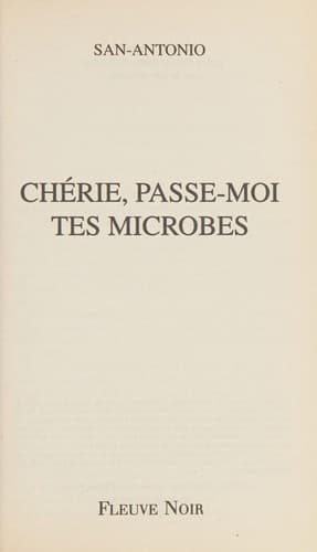 Tapa de Chérie, passe-moi les microbes