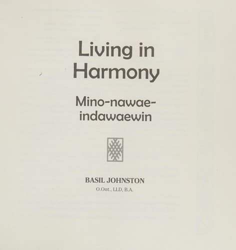 Tapa de Living in harmony