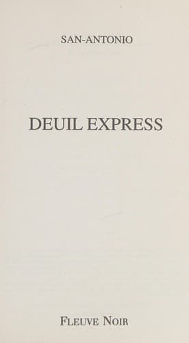 Tapa de Deuil express