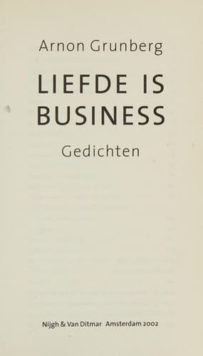 Tapa de Liefde is business