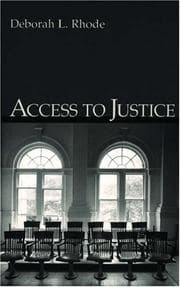 Tapa de Access to Justice