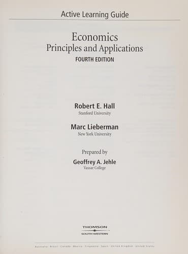 Tapa de Economics