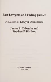 Tapa de Fast lawyers and fading justice