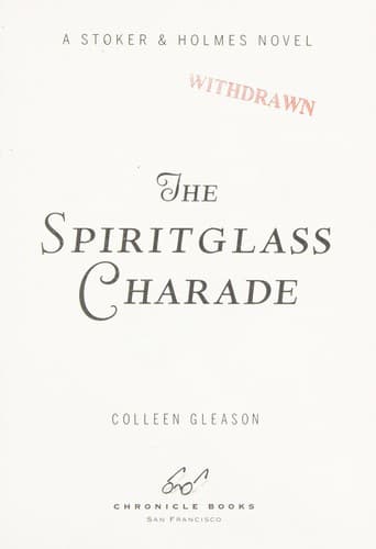 Tapa de Spiritglass Charade