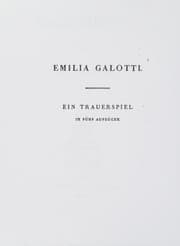 Tapa de Emilia Galotti