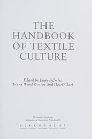 Tapa de Handbook of Textile Culture