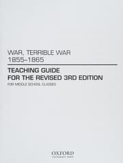Tapa de War, Terrible War, 1855-1865