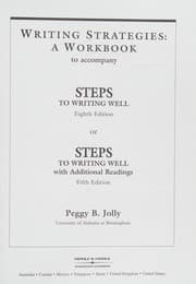 Tapa de Writing strategies