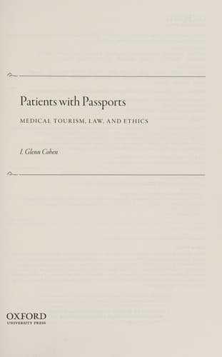 Tapa de Patients with Passports