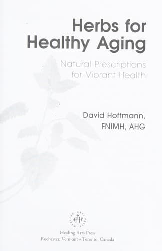Tapa de Herbs for healthy aging