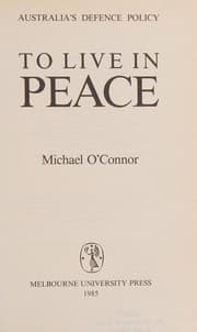 Tapa de To live in peace