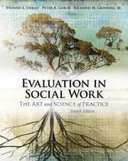 Tapa de Evaluation in Social Work