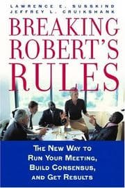 Tapa de Breaking Robert's Rules