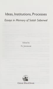 Tapa de Ideas, institutions, processes
