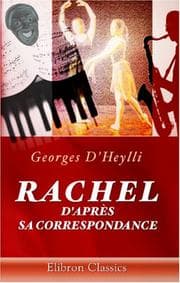 Tapa de Rachel d\'après sa correspondance