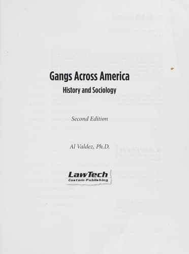 Tapa de Gangs across America