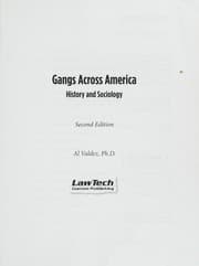Tapa de Gangs across America