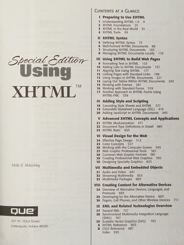 Tapa de Special edition using XHTML