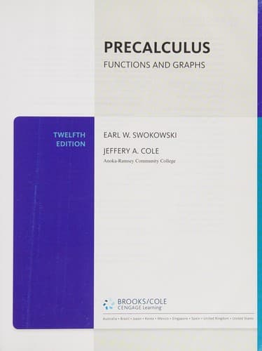 Tapa de Precalculus