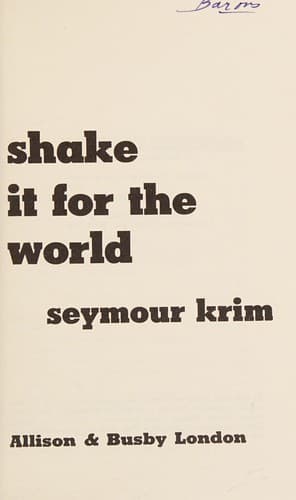 Tapa de Shake It for the World