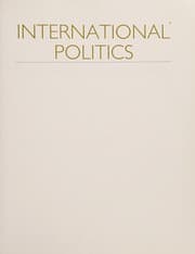 Tapa de International politics