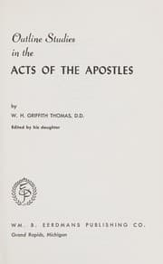 Tapa de OUTLINE STUDIES IN ACTS