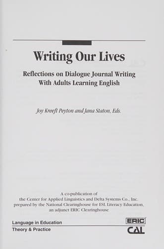 Tapa de Writing our lives