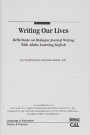 Tapa de Writing our lives