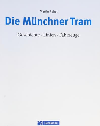 Tapa de Die Münchner Tram