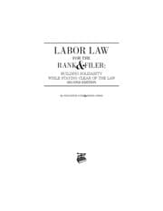 Tapa de Labor Law for the Rank and Filer