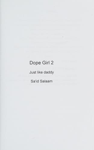 Tapa de Dope girl 2