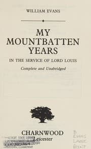 Tapa de My Mountbatten Years