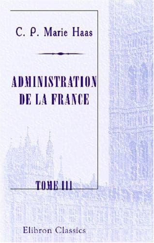 Tapa de Administration de la France