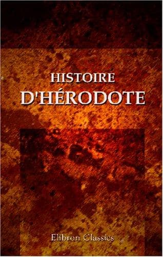 Tapa de Histoire d\'Hérodote